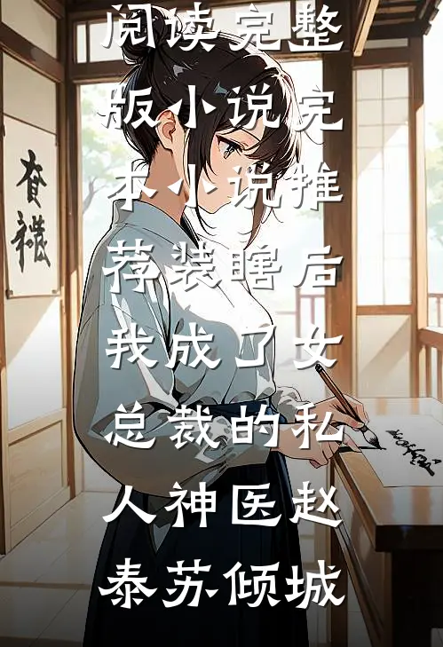 装瞎后，我成了女总裁的私人神医(赵泰苏倾城)免费阅读完整版小说_完本小说推荐装瞎后，我成了女总裁的私人神医赵泰苏倾城