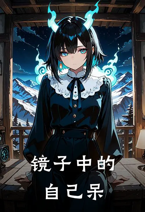 镜子中的自己呆