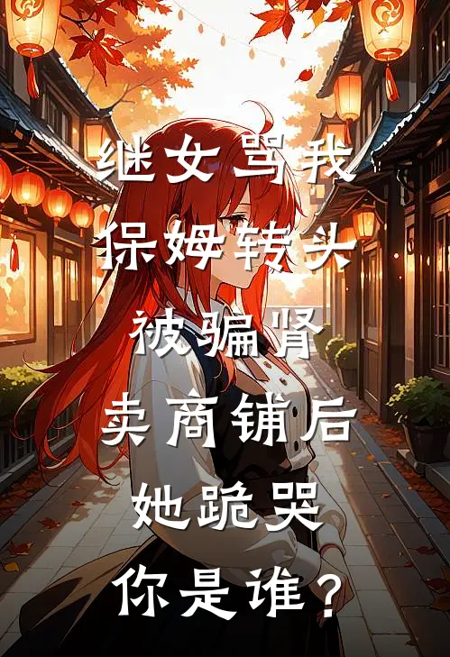 继女骂我保姆转头被骗肾，卖商铺后她跪哭：你是谁？