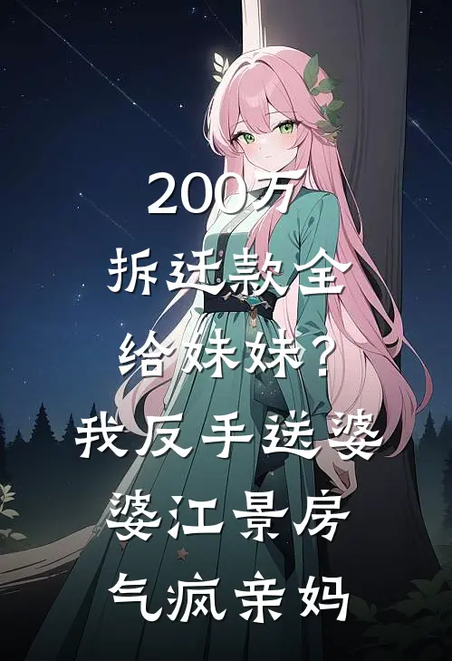 200万拆迁款全给妹妹？我反手送婆婆江景房，气疯亲妈