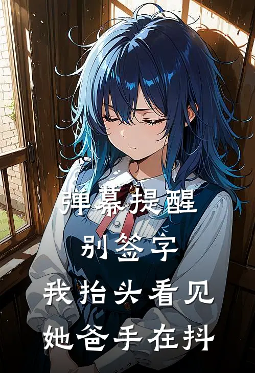 弹幕提醒别签字，我抬头看见她爸手在抖