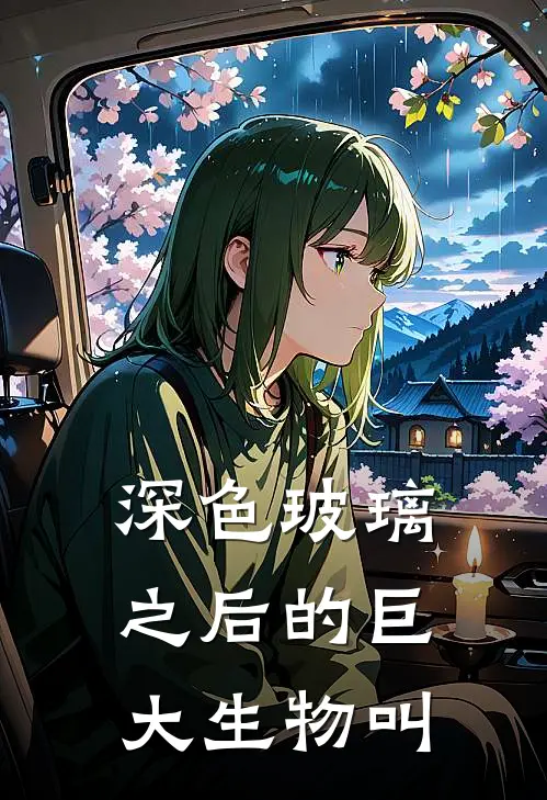 深色玻璃之后的巨大生物叫