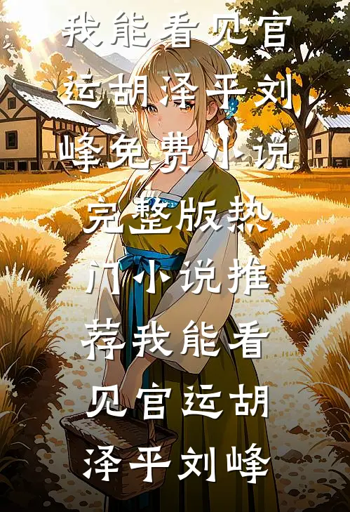 我能看见官运胡泽平刘峰免费小说完整版_热门小说推荐我能看见官运胡泽平刘峰