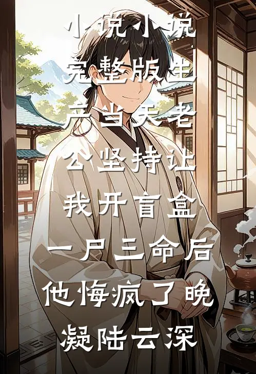 生产当天老公坚持让我开盲盒，一尸三命后他悔疯了(晚凝陆云深)全本免费完结小说_小说完整版生产当天老公坚持让我开盲盒，一尸三命后他悔疯了(晚凝陆云深)