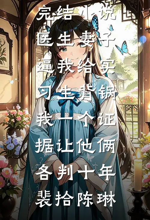 医生妻子逼我给实习生背锅，我一个证据让他俩各判十年(裴拾陈琳)小说完结_全本免费完结小说医生妻子逼我给实习生背锅，我一个证据让他俩各判十年裴拾陈琳
