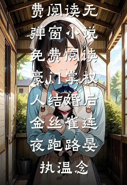 豪门掌权人结婚后，金丝雀连夜跑路晏执温念无弹窗免费阅读_无弹窗小说免费阅读豪门掌权人结婚后，金丝雀连夜跑路(晏执温念)