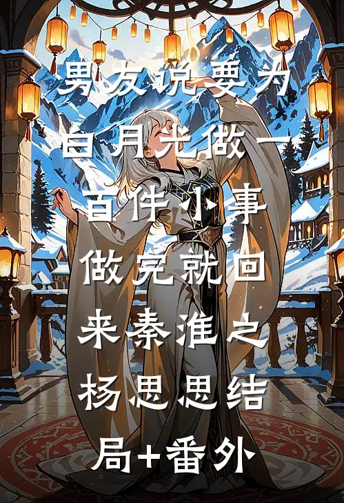 男友说要为白月光做一百件小事，做完就回来秦淮之杨思思结局+番外