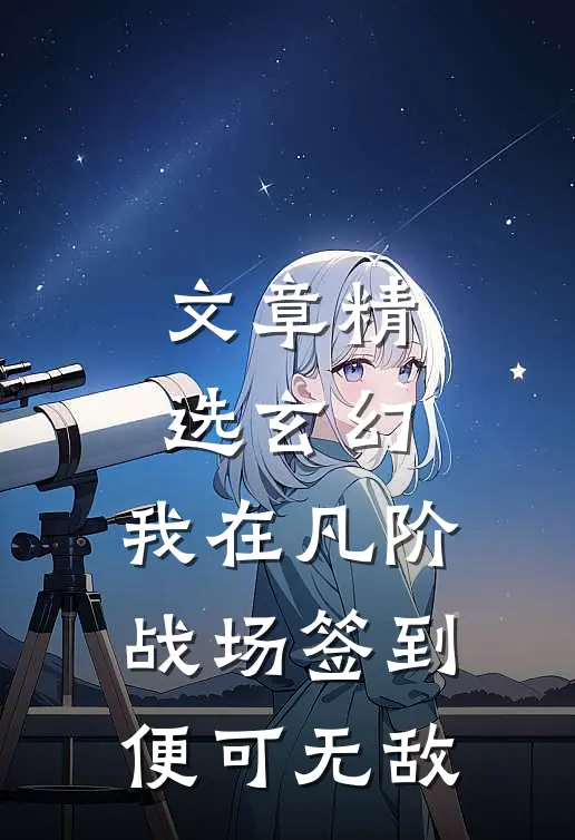 文章精选玄幻：我在凡阶战场签到，便可无敌