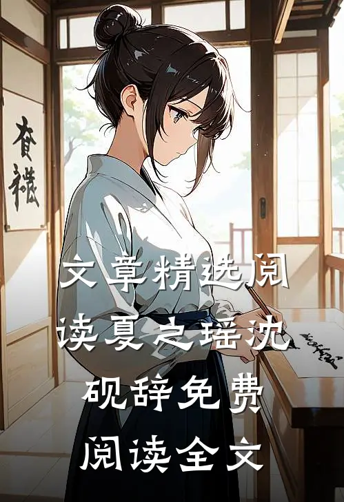 文章精选阅读夏之瑶沈砚辞免费阅读全文